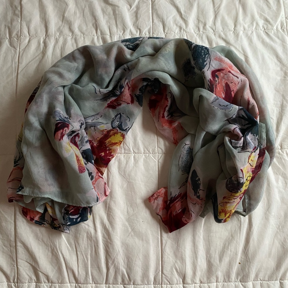 Floral Infinity Scarf